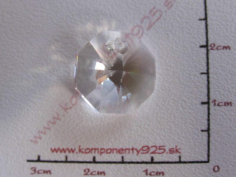 Obrázok pre 6401 Octagon Crystal  14mm 