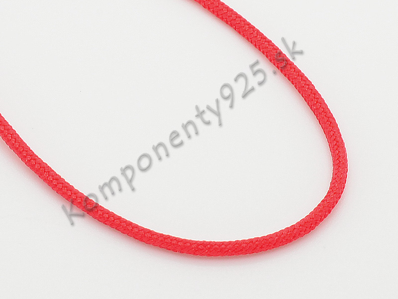 Obrázok pre Nylonová šnúrka červená 1,5 mm cena za meter