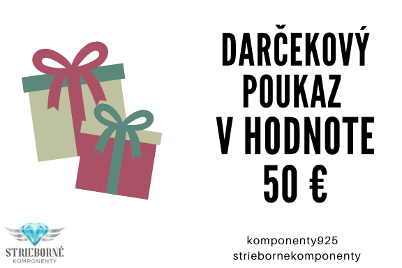Obrázok pre Darčeková poukážka v hodnote 50€ 