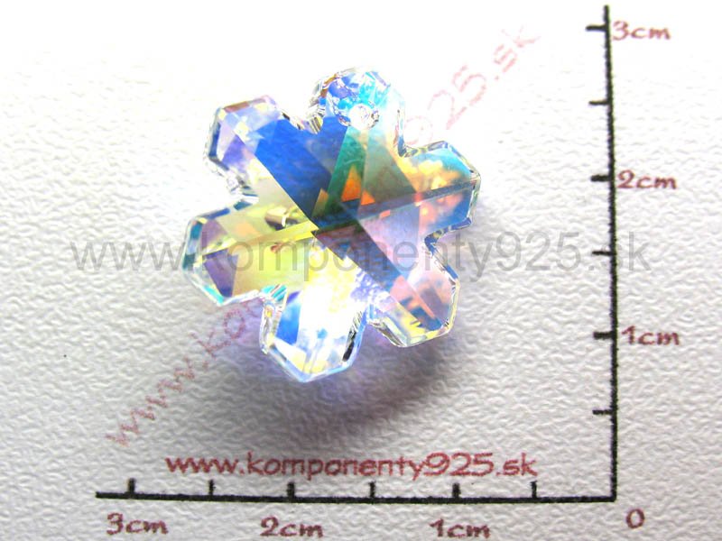 Obrázok pre 6704 Snowflake Crystal  AB 25mm