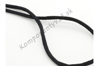 Obrázok pre Nylonová šnúrka čierna 2mm cena za meter