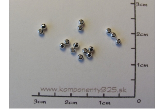 Obrázok pre Zatláčacia perlička 925 ZP1,8 x 0,8