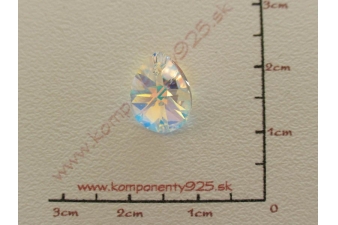 Obrázok pre 6128 Xilion Mini Pear Crystal AB 12mm