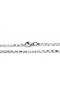 Obrázok pre Hotová Retiazka rolo  z chirurgickej ocele  hrúbka 3x3mm , dĺžka 45 cm