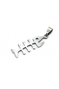 Obrázok pre Prívesok ryba z chirurgickej ocele (bez retiazky) 35x12x1.50mm