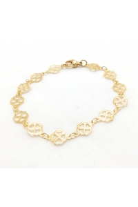 Set Náhrdelník + náramok z chirurgickej ocele pozlátený Obrázok pre Set Náhrdelník + náramok z chirurgickej ocele pozlátený