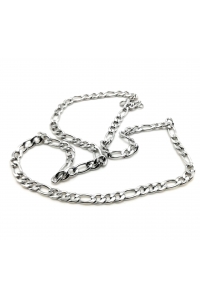 Hotová retiazka Figaro hrubá chirurgická oceľ 9x4x1mm 54cm Obrázok pre Hotová retiazka Figaro hrubá chirurgická oceľ 9x4x1mm 54cm