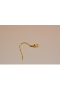 Obrázok pre Afroháčik  pozlátený chirurgická oceľ 21x20x3mm 0,5mm
