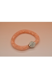 Obrázok pre Náramok peach z kryštálikov magnetický