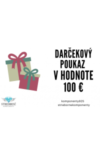 Obrázok pre Darčeková poukážka v hodnote 100€ 