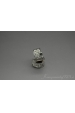 Obrázok pre Naušničky z chirurgickej ocele strieborné s kryštálikmi Crystal 7x13mm